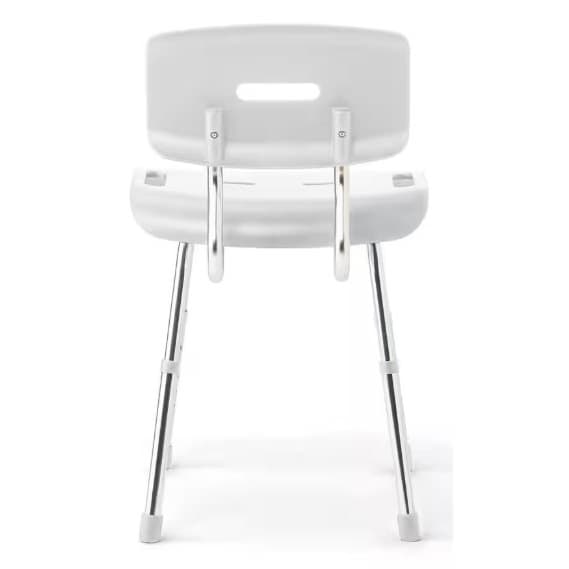 Medline Aluminum Shower Chair with Backrest, Microban Treated, 300 lbs. - Image 2