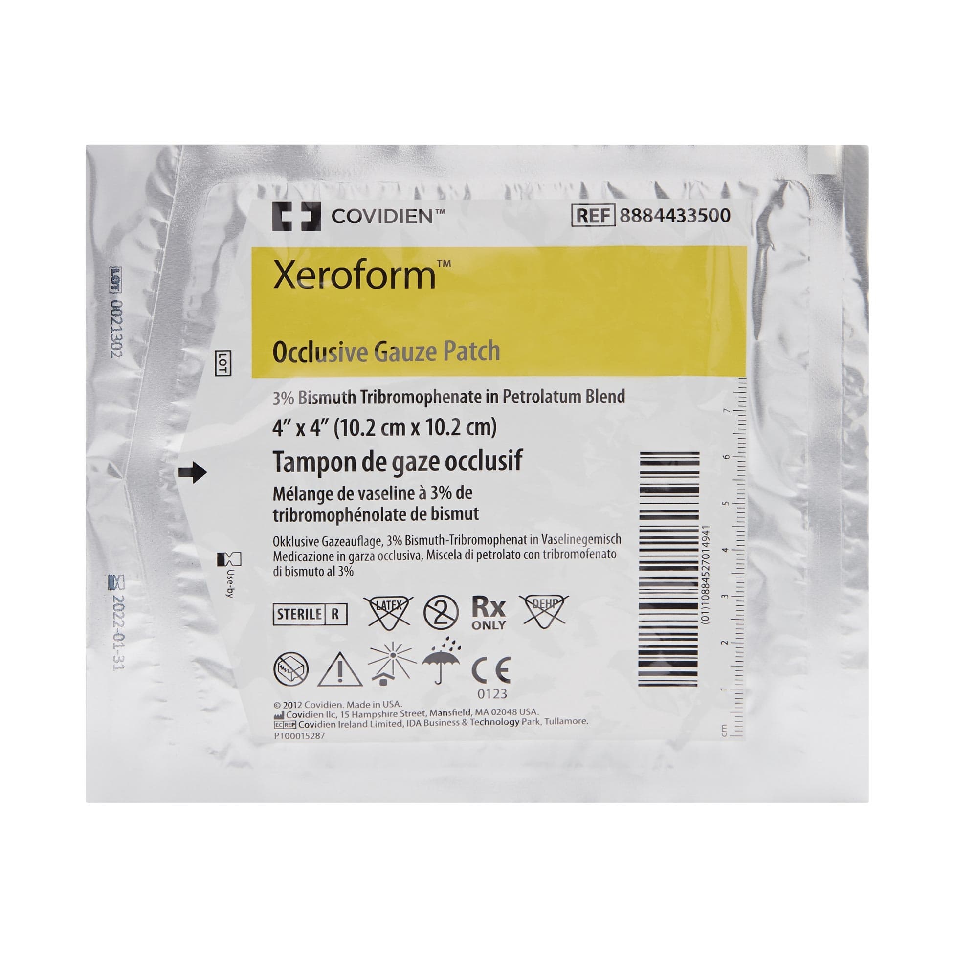 Xeroform Occlusive Dressing, 4 x 4 Inch - Image 1