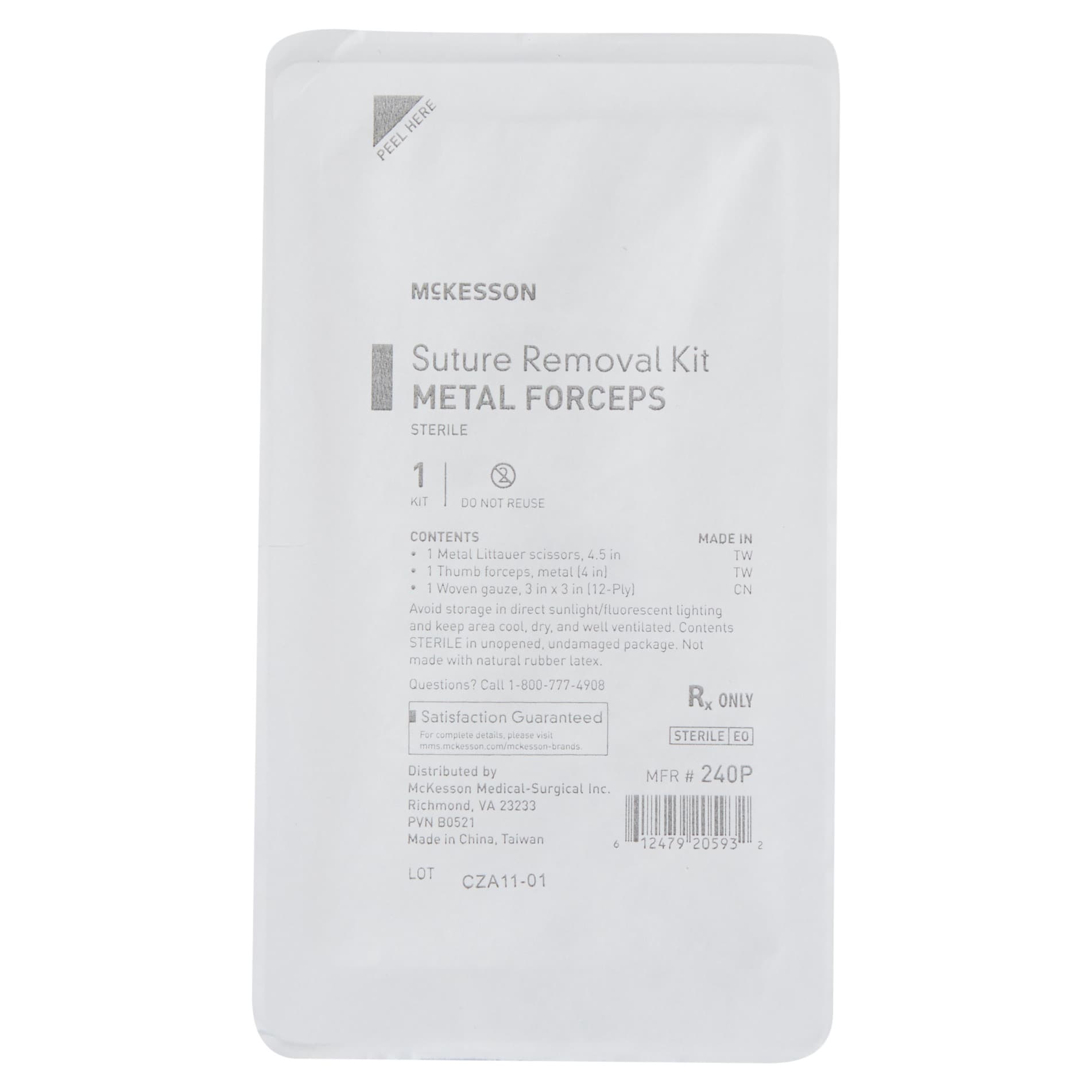 McKesson Suture Removal Kit Sterile 12-Ply - Image 2