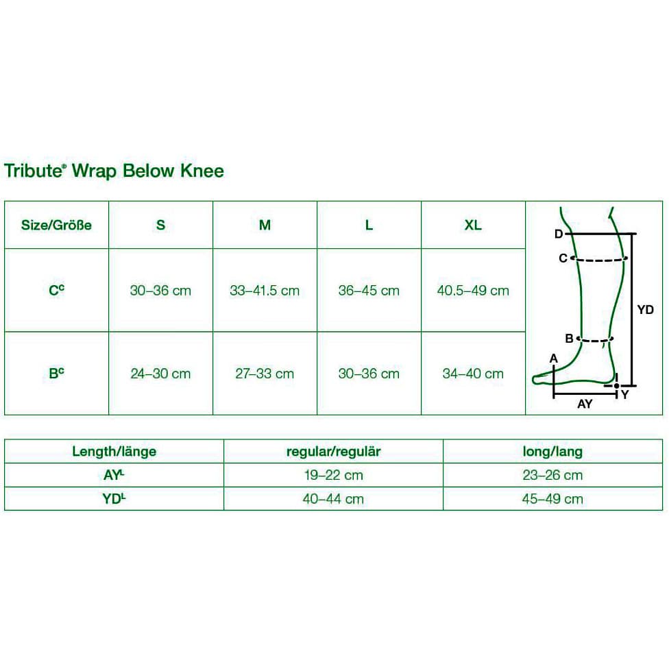 Tribute Below Knee Adjustable foam compression wrap - Image 5