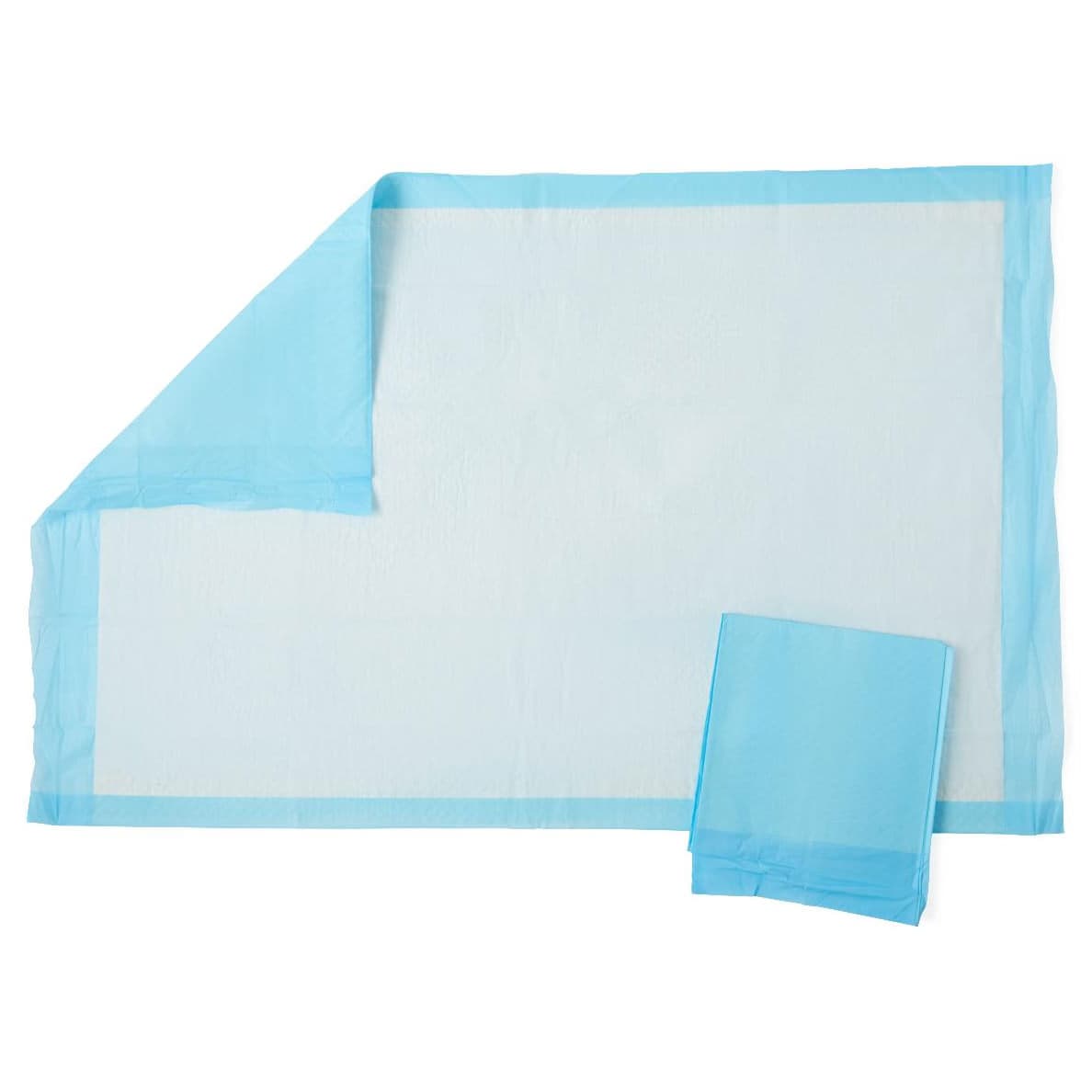 Medline Protection Plus Disposable Underpads, Moderate Absorebency, 23" x 36" Inch - Bag of 25 - Image 1