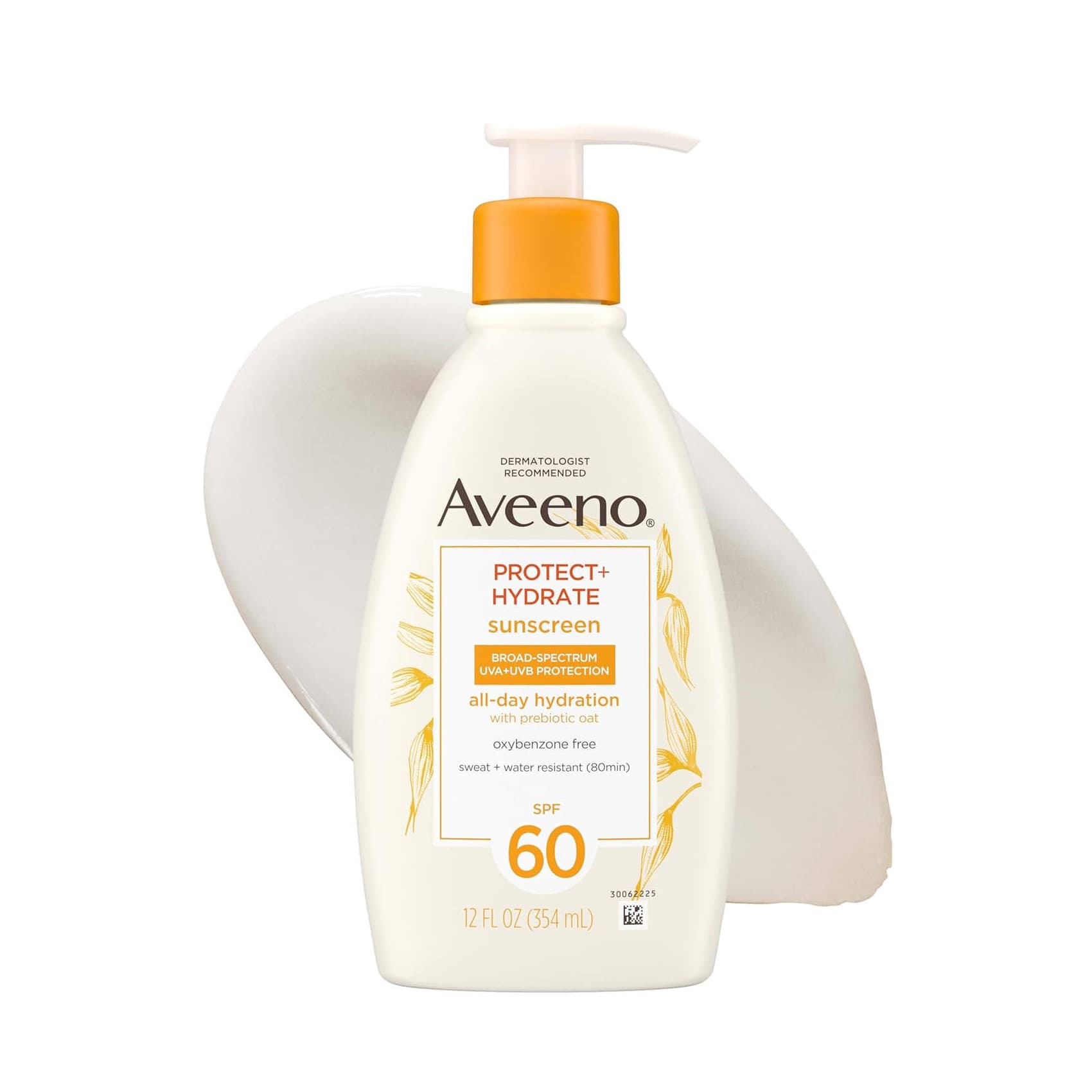 Aveeno Protect + Hydrate Sunscreen Moisturizing Lotion, SPF 60, 12 oz - Each - Image 1