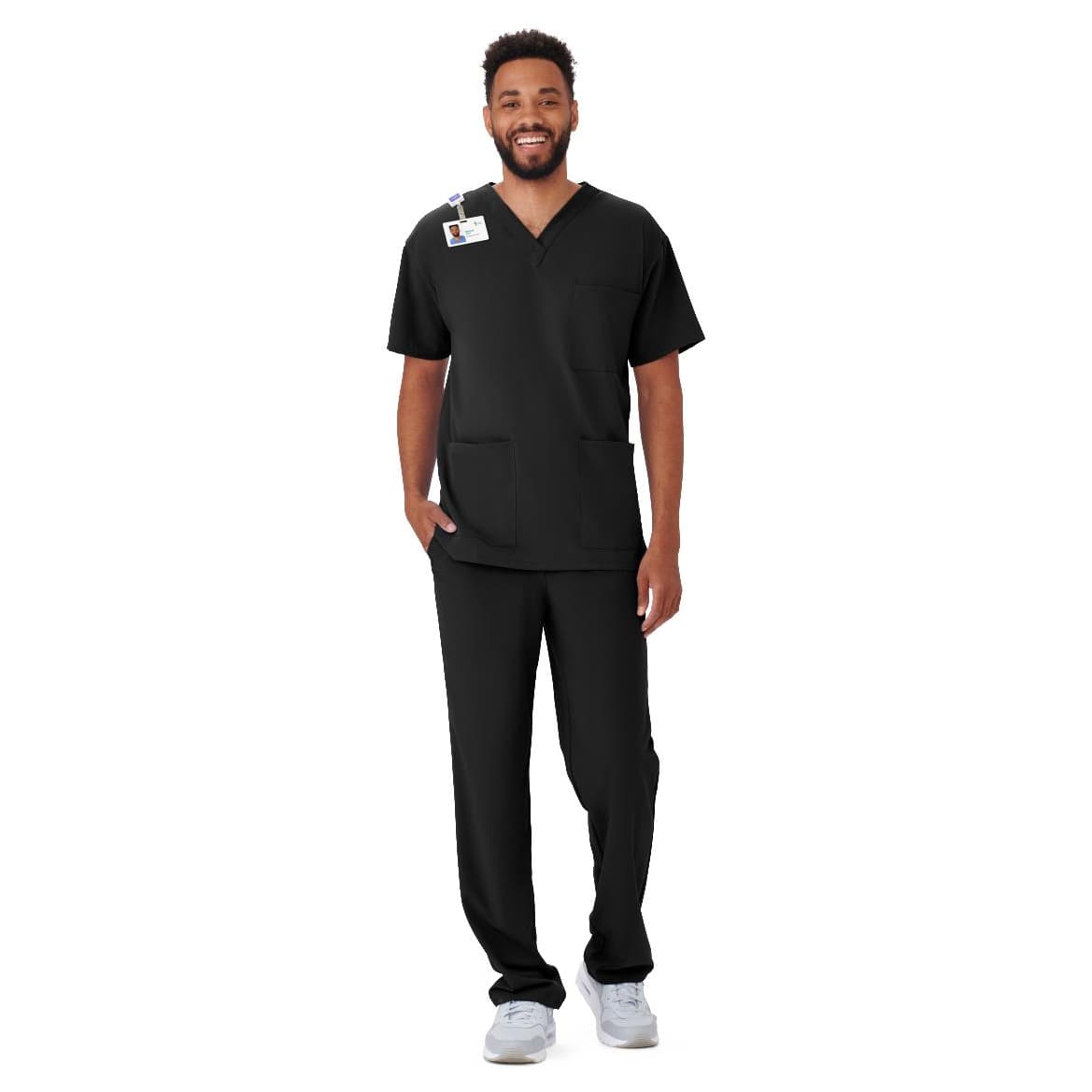 Medline Henderson AVE Unisex Scrub Tops with Shoulder Loop - Image 1
