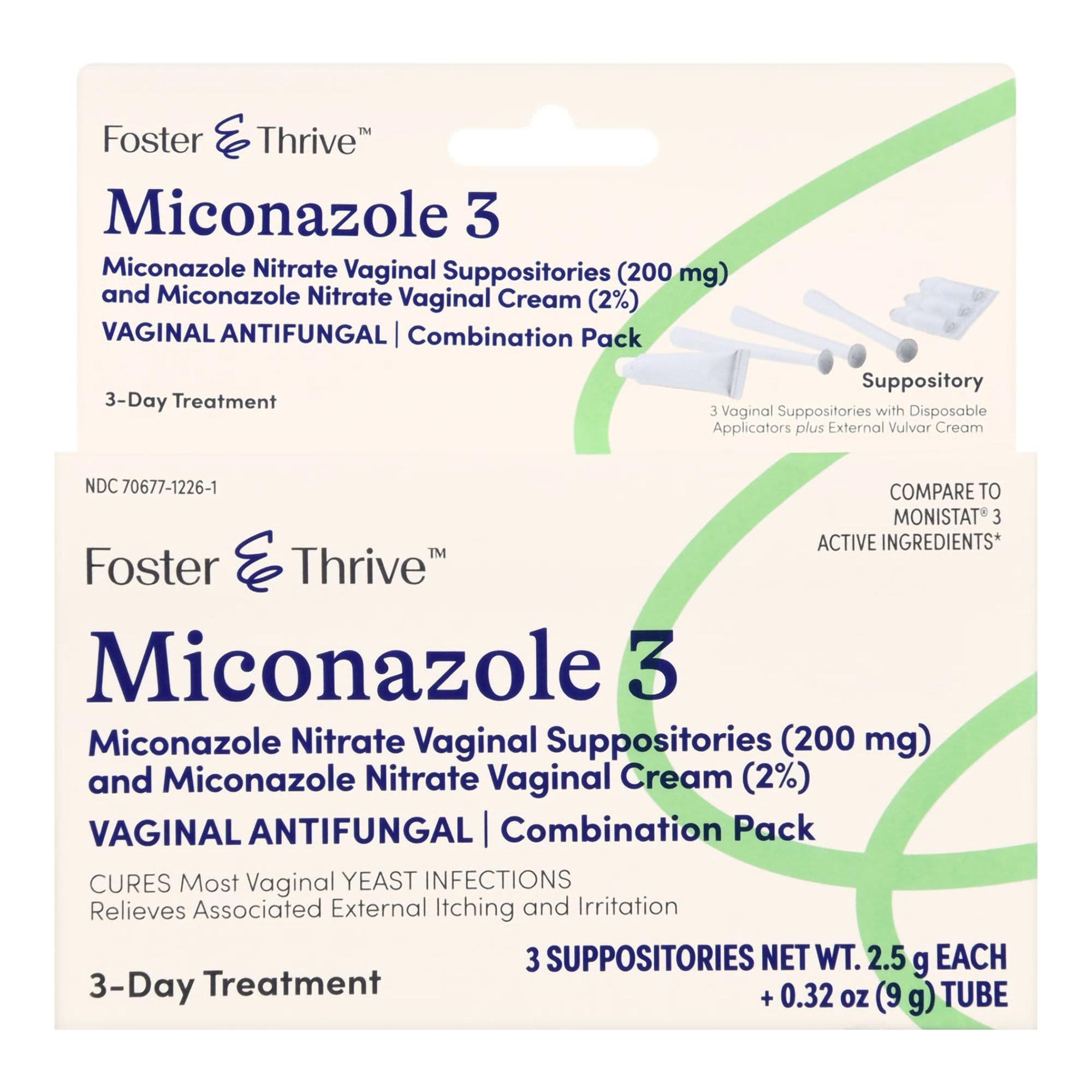 Foster and Thrive Miconazole 3 Vaginal Antifungal 2 % Cream - Image 1