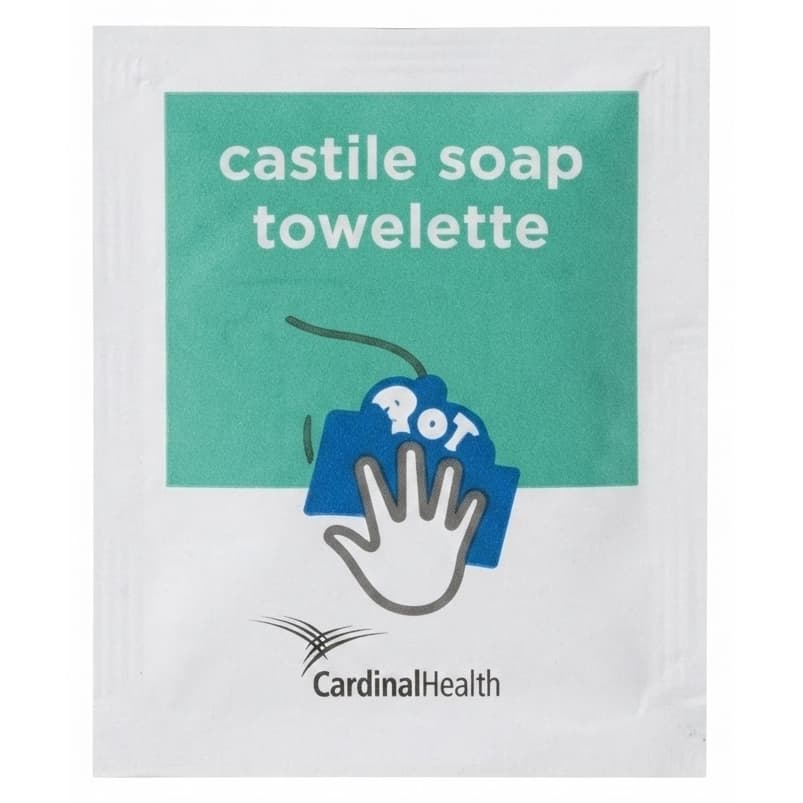 Cardinal Health Castile Soap Towelettes - Each - Image 1
