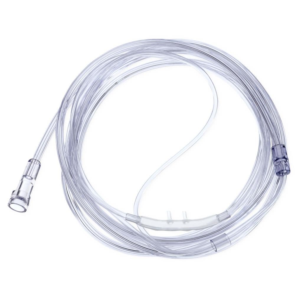 Hudson RCI Softech Pediatric Nasal Cannula with 7 ft Star Lumen Tubing, Standard Connector - Each - Image 1
