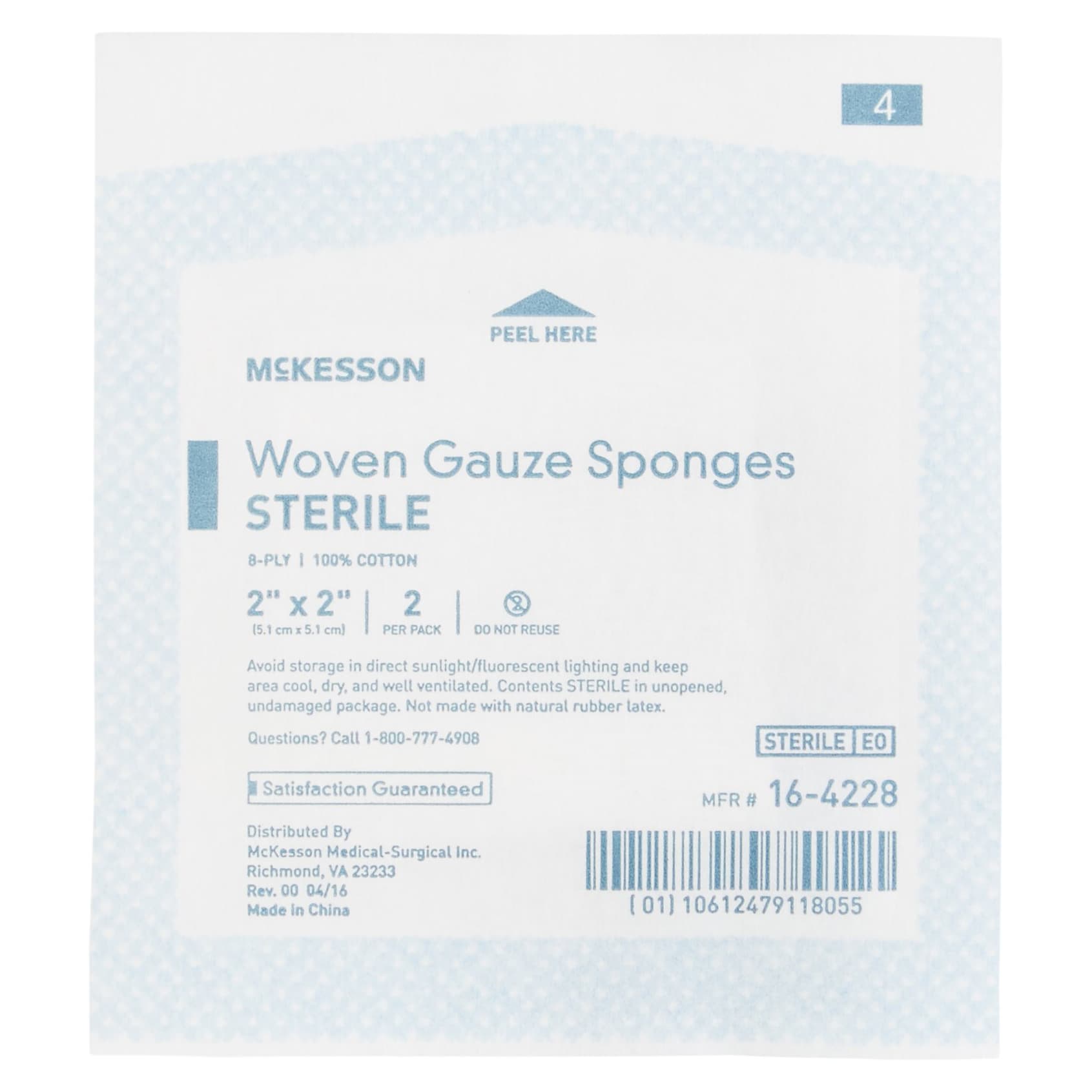 McKesson Sterile Gauze Sponges - Image 3