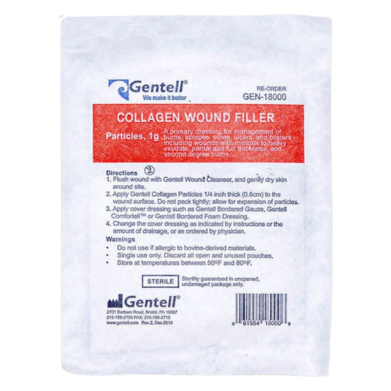 Gentell Collagen Wound Filler Particles