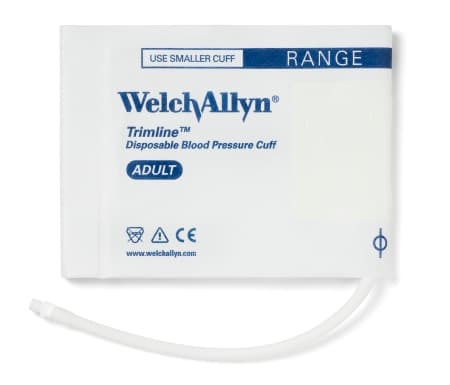 Tempa-Kuff Single Patient Use Blood Pressure Cuff Cloth Fabric Cuff, Blue, Adult Cuff - Image 1
