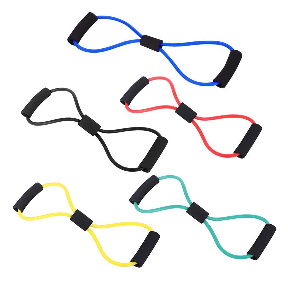 CanDo Tubing BowTie Exerciser Set, 22 Inch - Set of 5 - Image 1