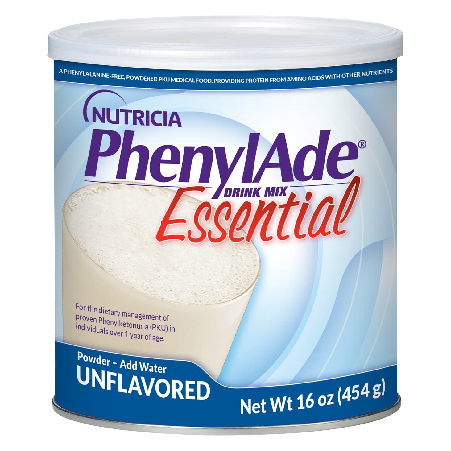 PhenylAde Essential Drink Mix,Unflavored, 16 oz - Each - Image 1