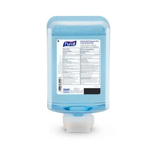 Purell Antimicrobial Hand Soap Refill for ES10 Soap Dispenser, Fragrance Free, 1200 mL - Case of 2 - Image 2
