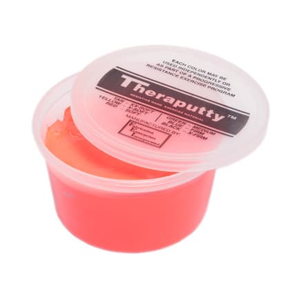 CanDo Antimicrobial Theraputty Exercise Material, 1 Lbs, Red, Soft - Image 1