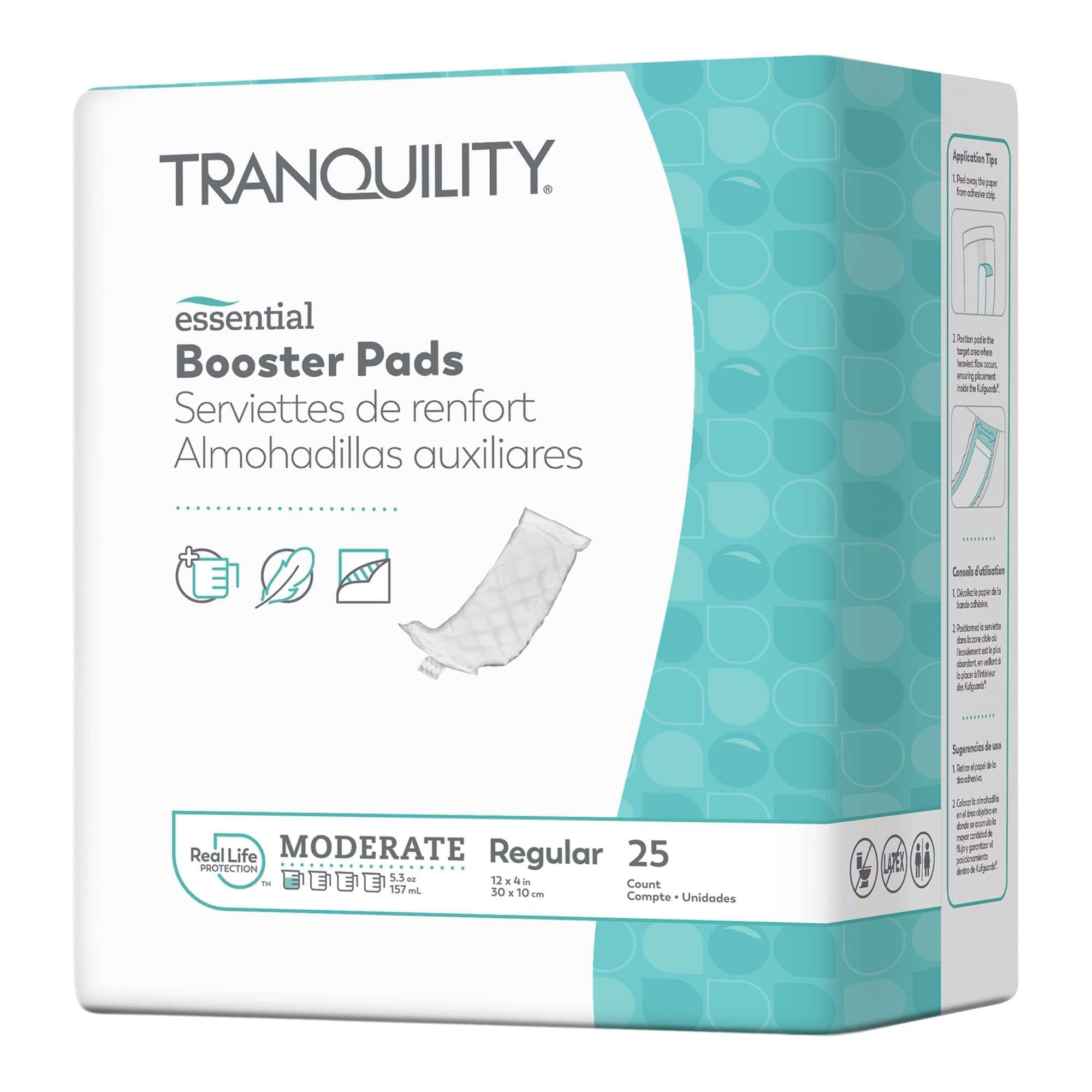 Tranquility Essential Moderate Booster Pads - Case of 200 - Image 1