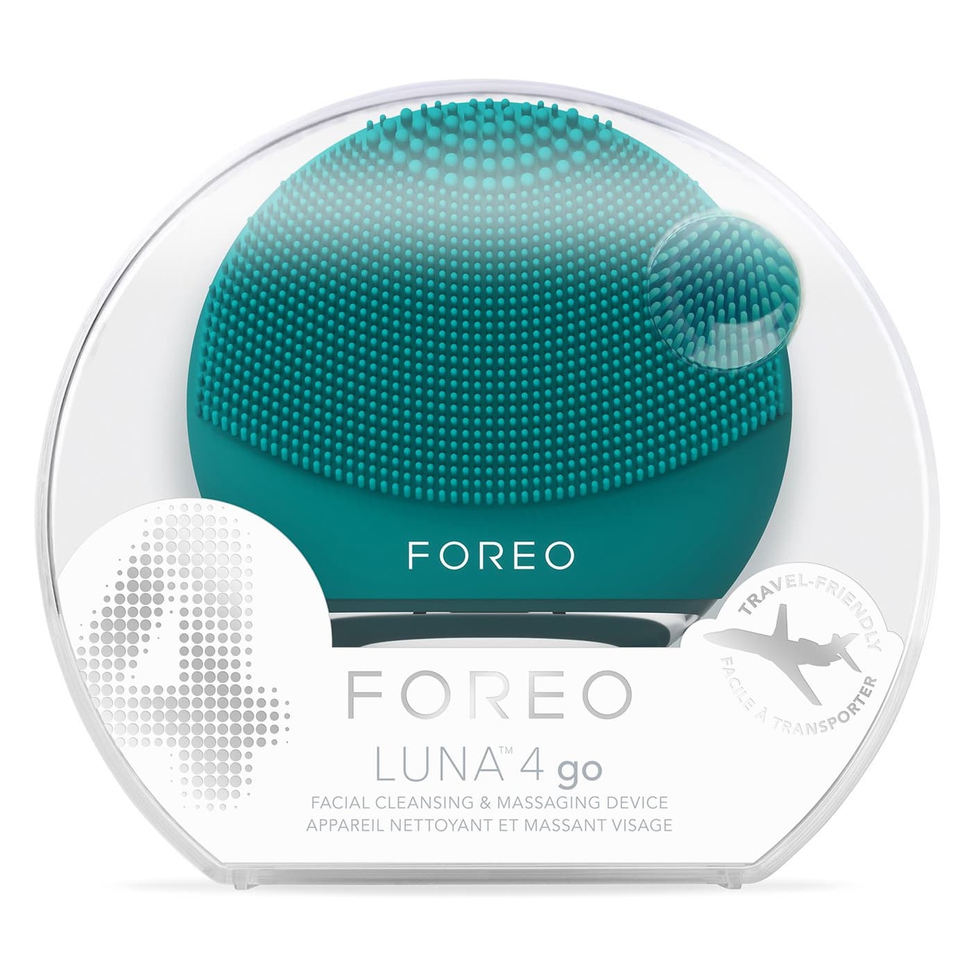 Foreo LUNA 4 go Facial Cleansing and Massage Device - Evergreen - Each - Image 1