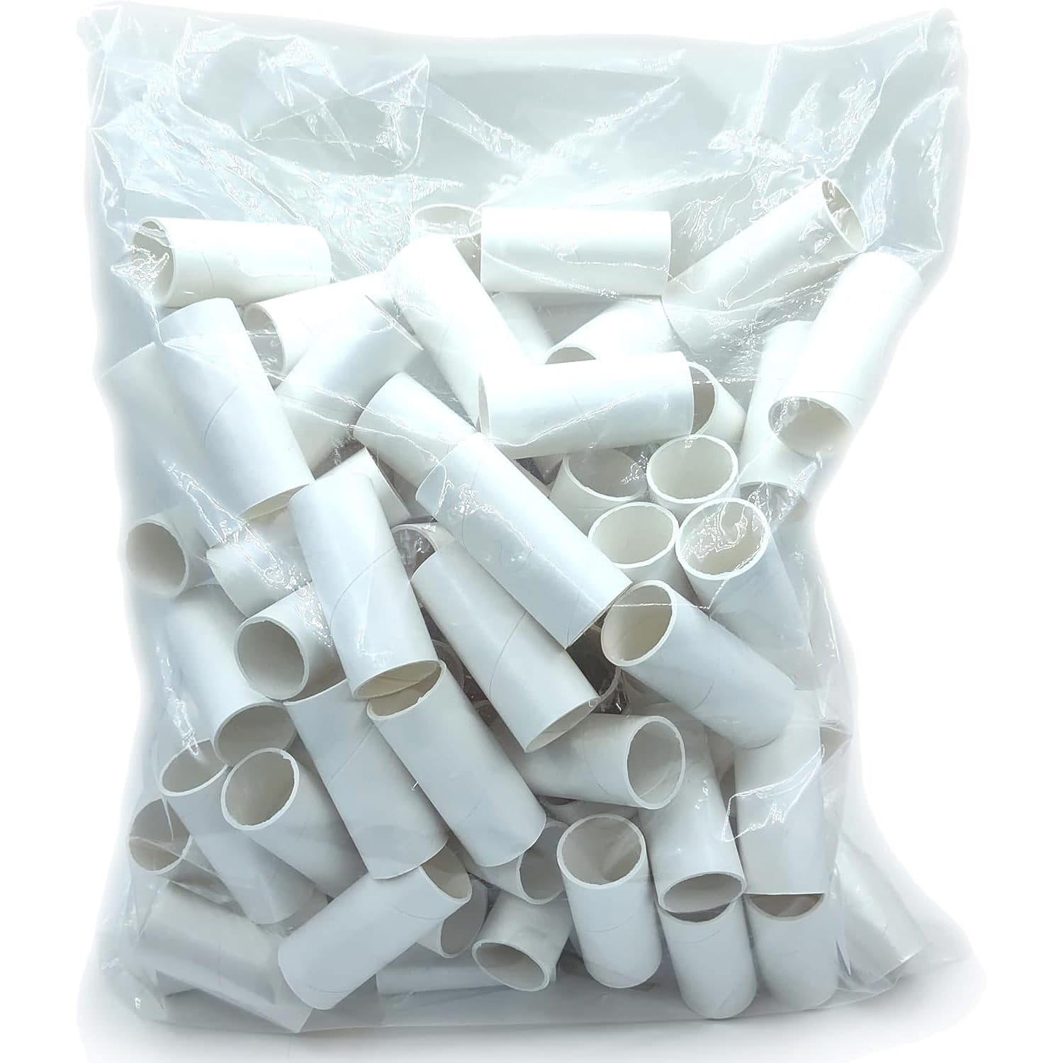SDI Spirotube Type A Cardboard Peak Flow Disposable Mouthpiece - Case of 500 - Image 1