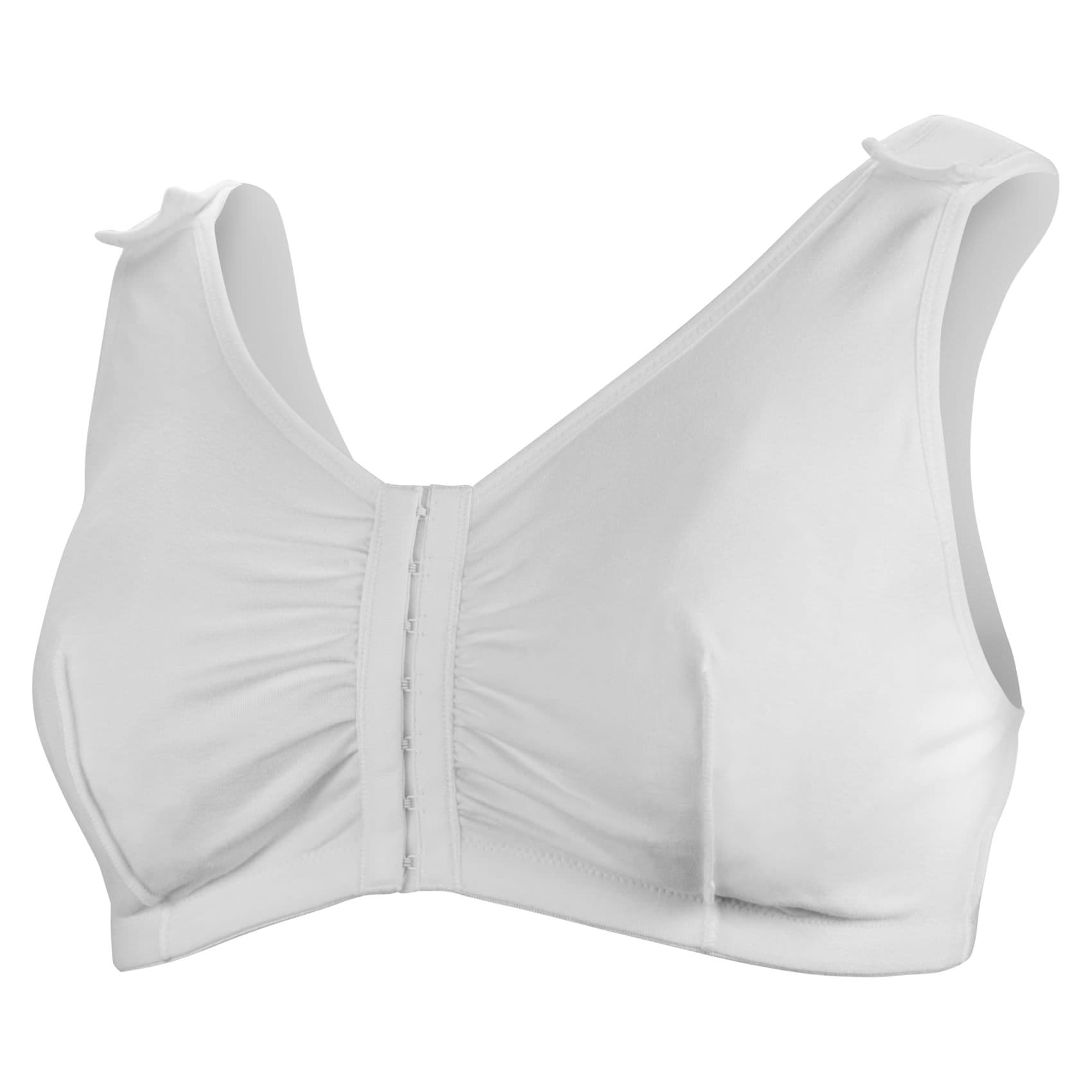 McKesson Post-Surgical Bra, Hook and Loop Straps, 34 Inch, White - Image 1