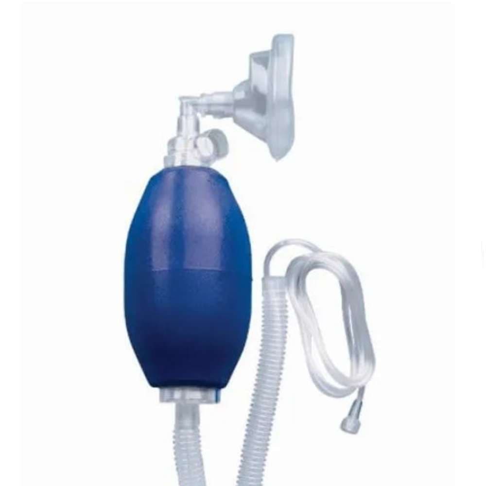 Airlife Adult Self Inflating Resuscitation Bag With Mask And Large Bore Tubing without Pop Off Valve - Image 1