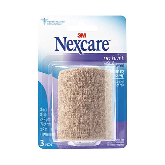 3M Nexcare No Hurt Medical Tape, 3 Inch x 2.2 Yards - Box of 12 - Image 1
