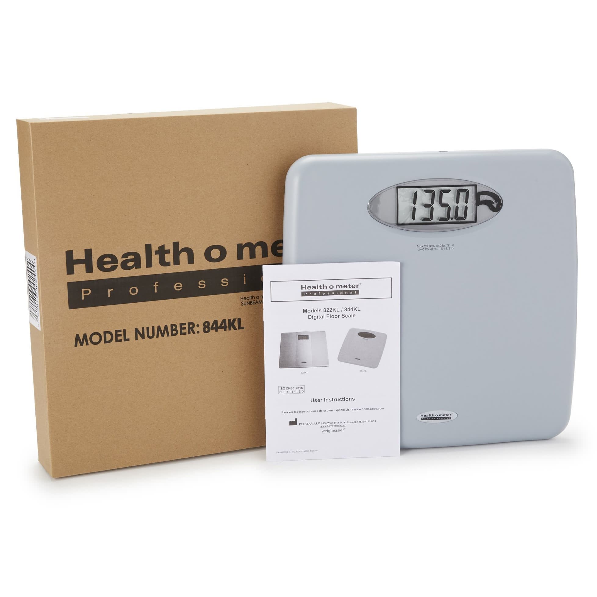 Health O Meter Digital Display Step On Floor Scale, 440 lbs. - Image 2
