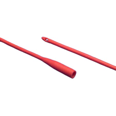 Dover Robinson Red Rubber Urethral Catheter, 10 Fr - Each - Image 1
