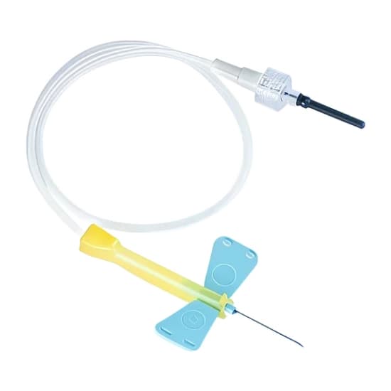 K-Shield Winged Blood Collection Set with Multi-Sample Luer Adapter, 23 Gauge - Box of 50 - Image 1