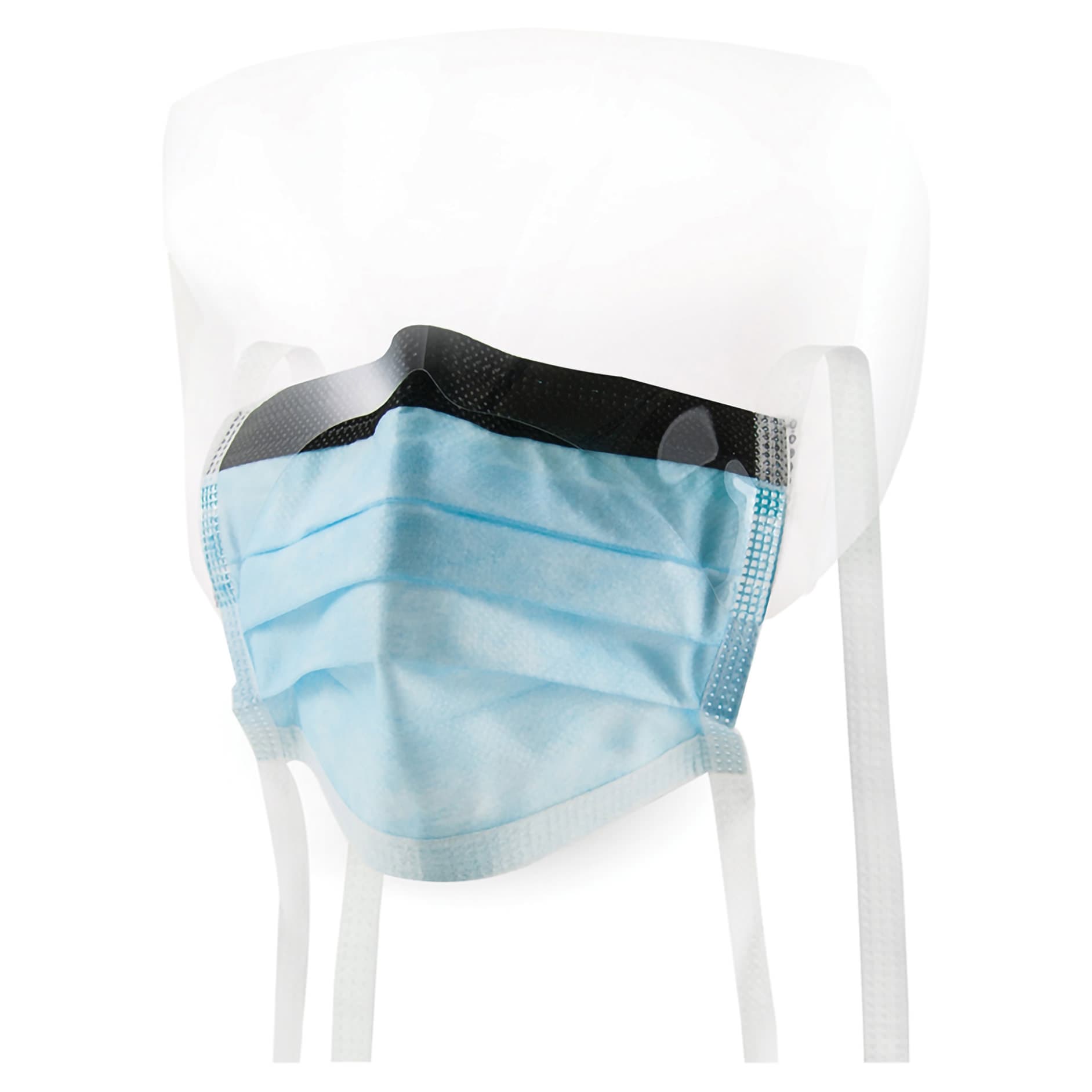 McKesson Surgical Mask with Eye Shield - Image 2