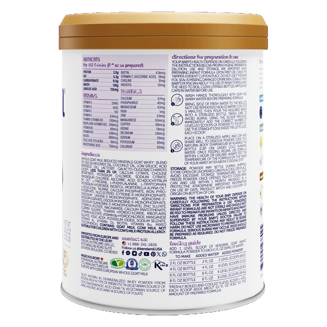 Kendamil Goat Infant Formula - Image 2