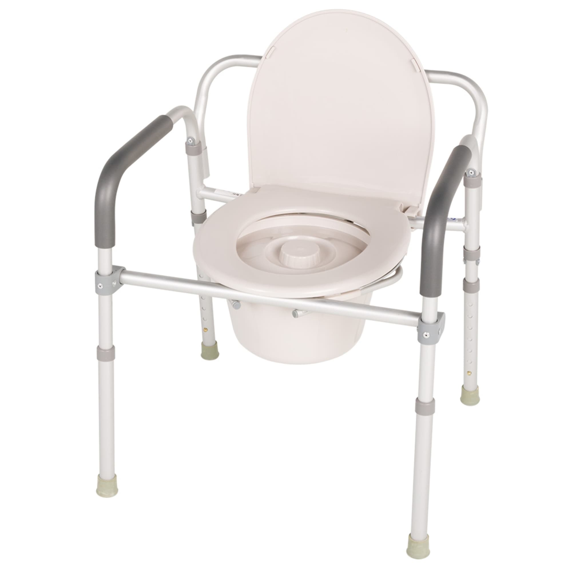 Lumex Folding Aluminum Commode - Case of 2 - Image 2