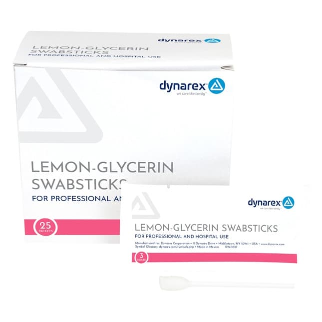 Dynarex Oral Swabsticks, Lemon-Glycerin - Case of 250 - Image 1