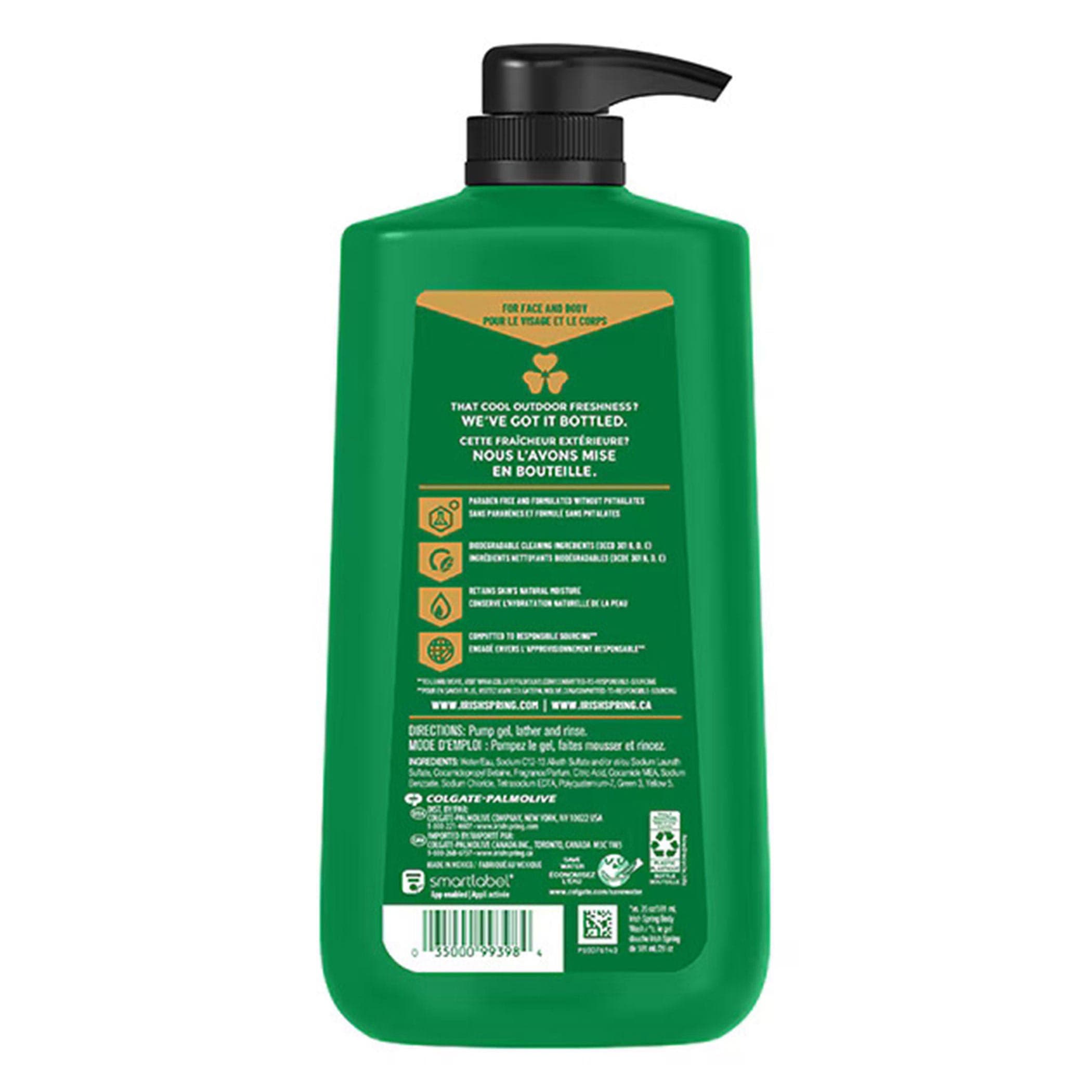 Irish Spring Original Liquid Body Wash, 30 oz - Image 2