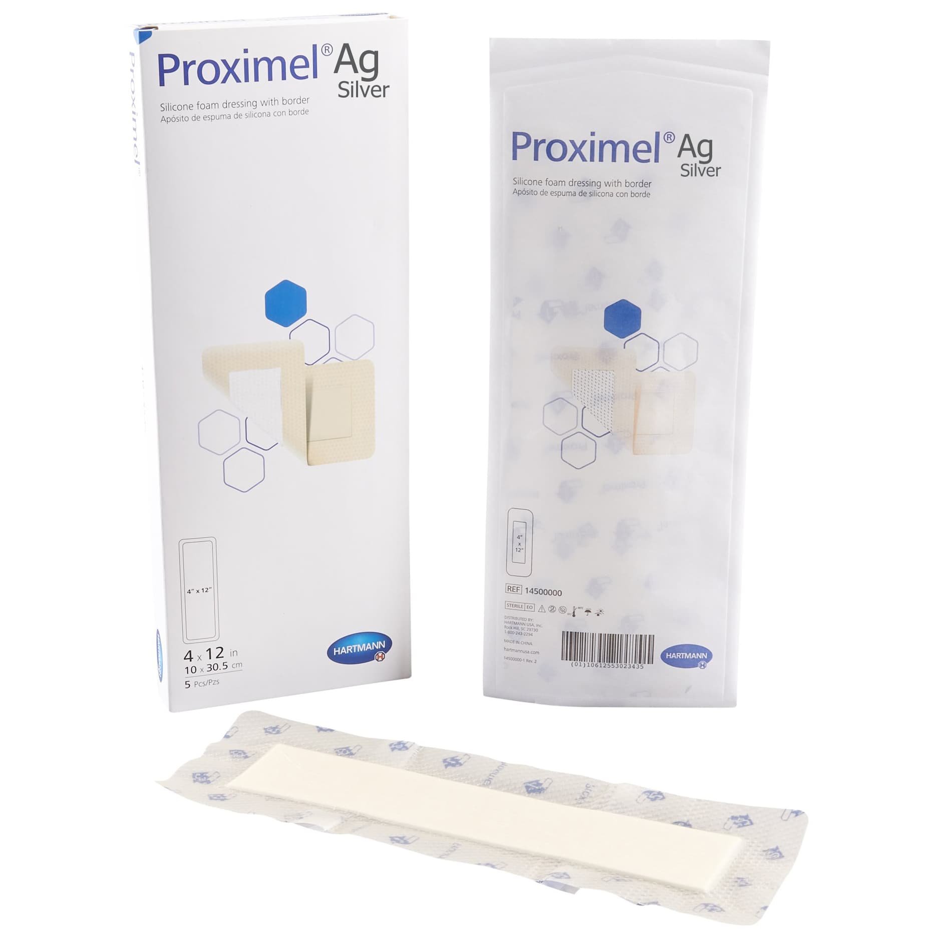 Proximel Ag Silver Silicone Foam Dressing - Image 4