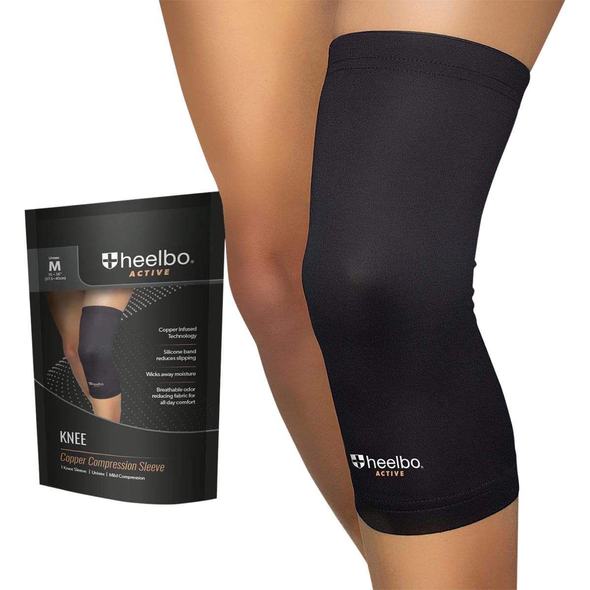 Heelbo Knee Copper Compression Sleeve