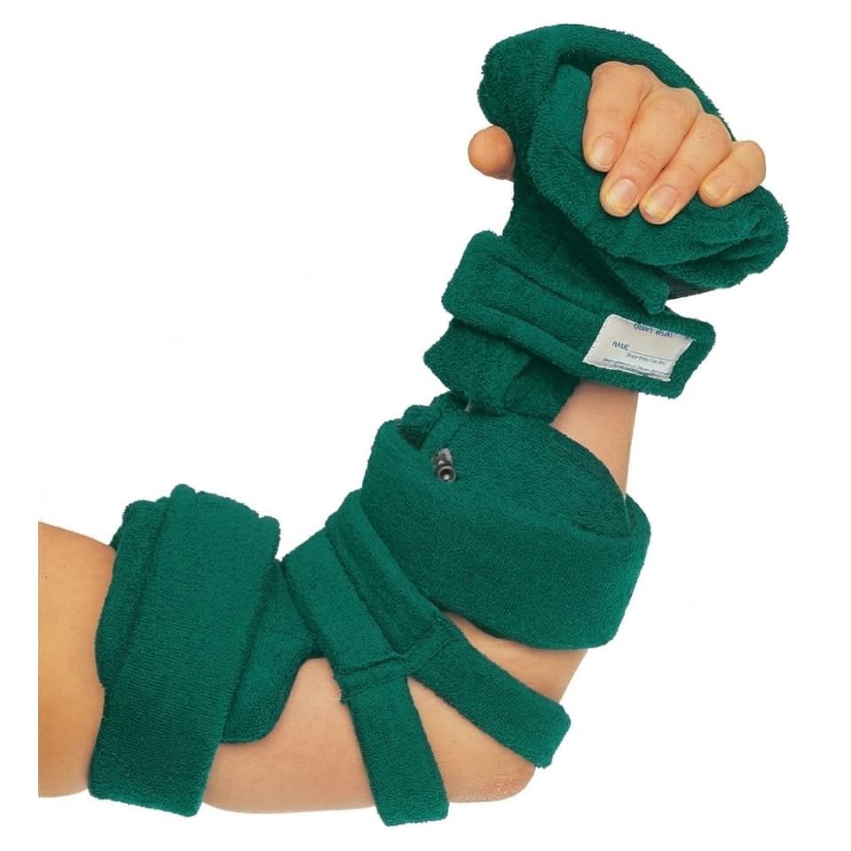 Comfy Elbow and Full Hand Orthosis, Large, Single Terry Cover - Image 1