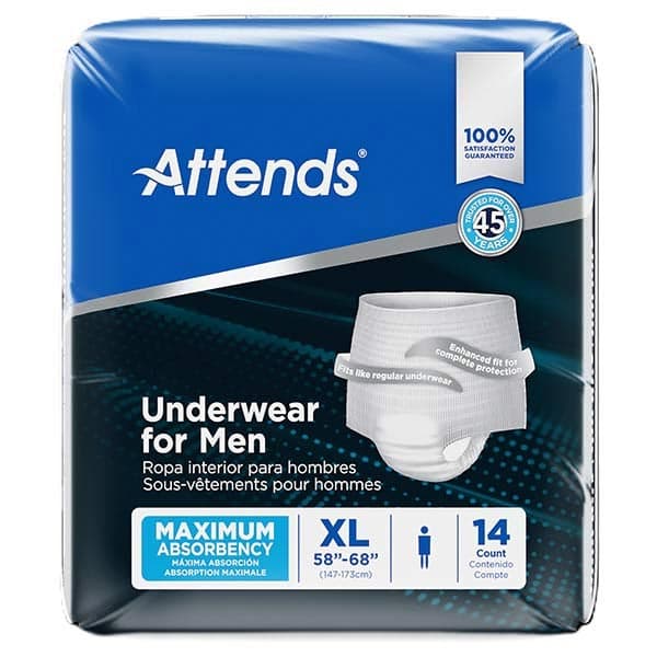 Attends Maximum Men Underwear, X-Large - Case of 56 - Image 1