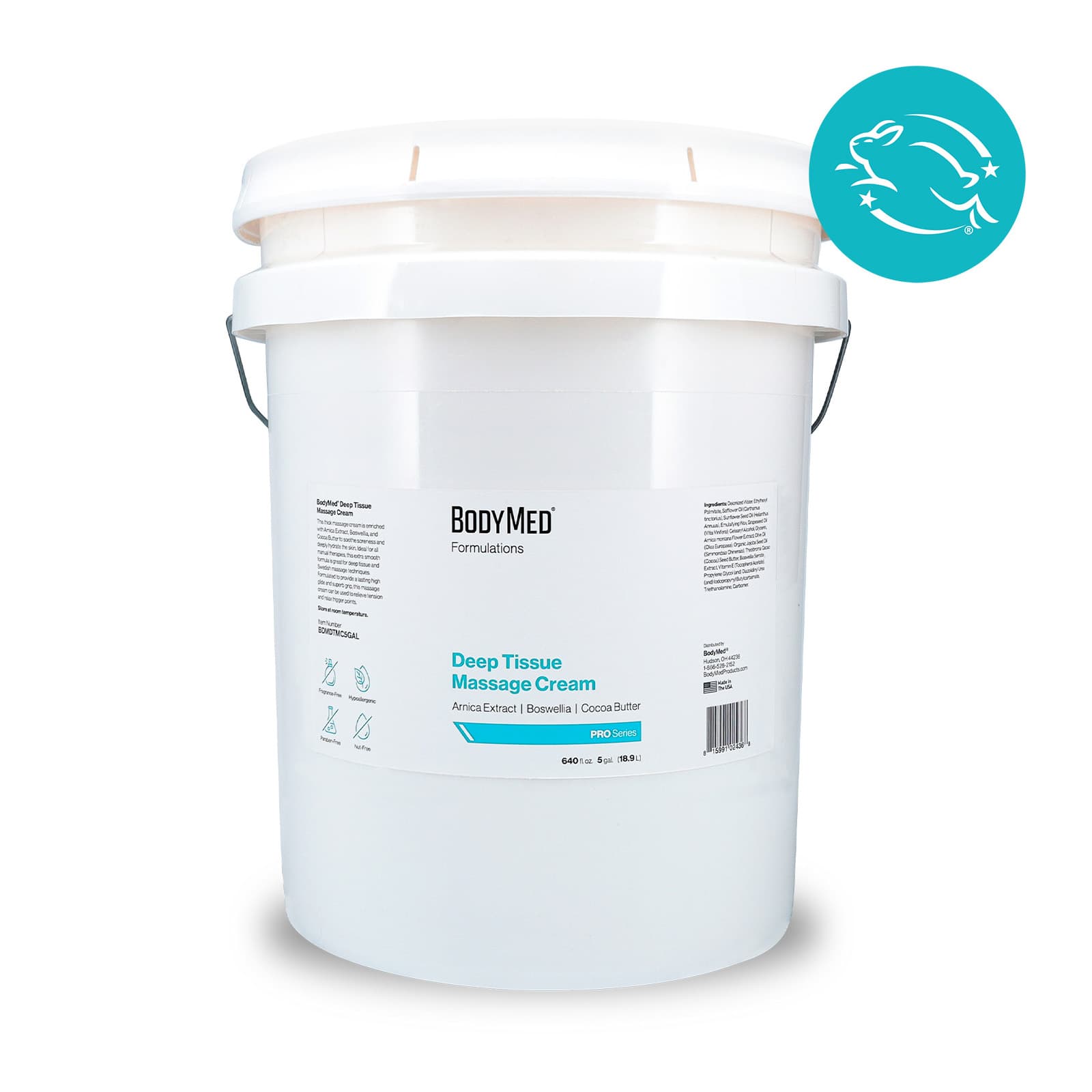 BodyMed Deep Tissue Massage Cream, 5 Gallon - Each - Image 1