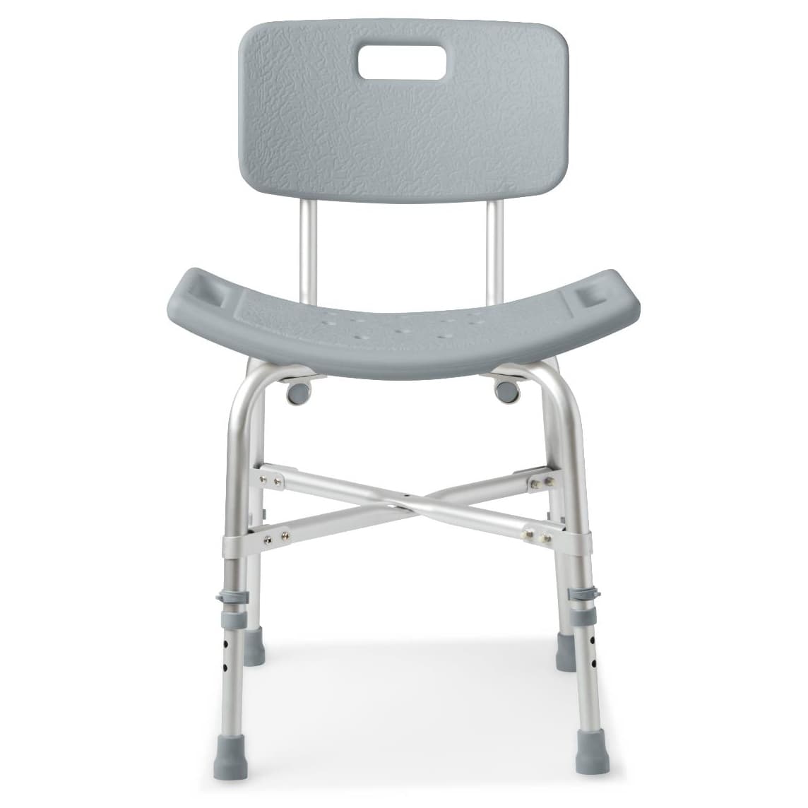 Medline Bariatric Shower Chair with Backrest and Reinforced Frame - Image 2