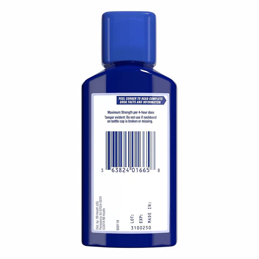 Mucinex Sinus-Max Max Strength Severe Congestion & Pain Liquid, 650 mg, 6 oz - Each - Image 2