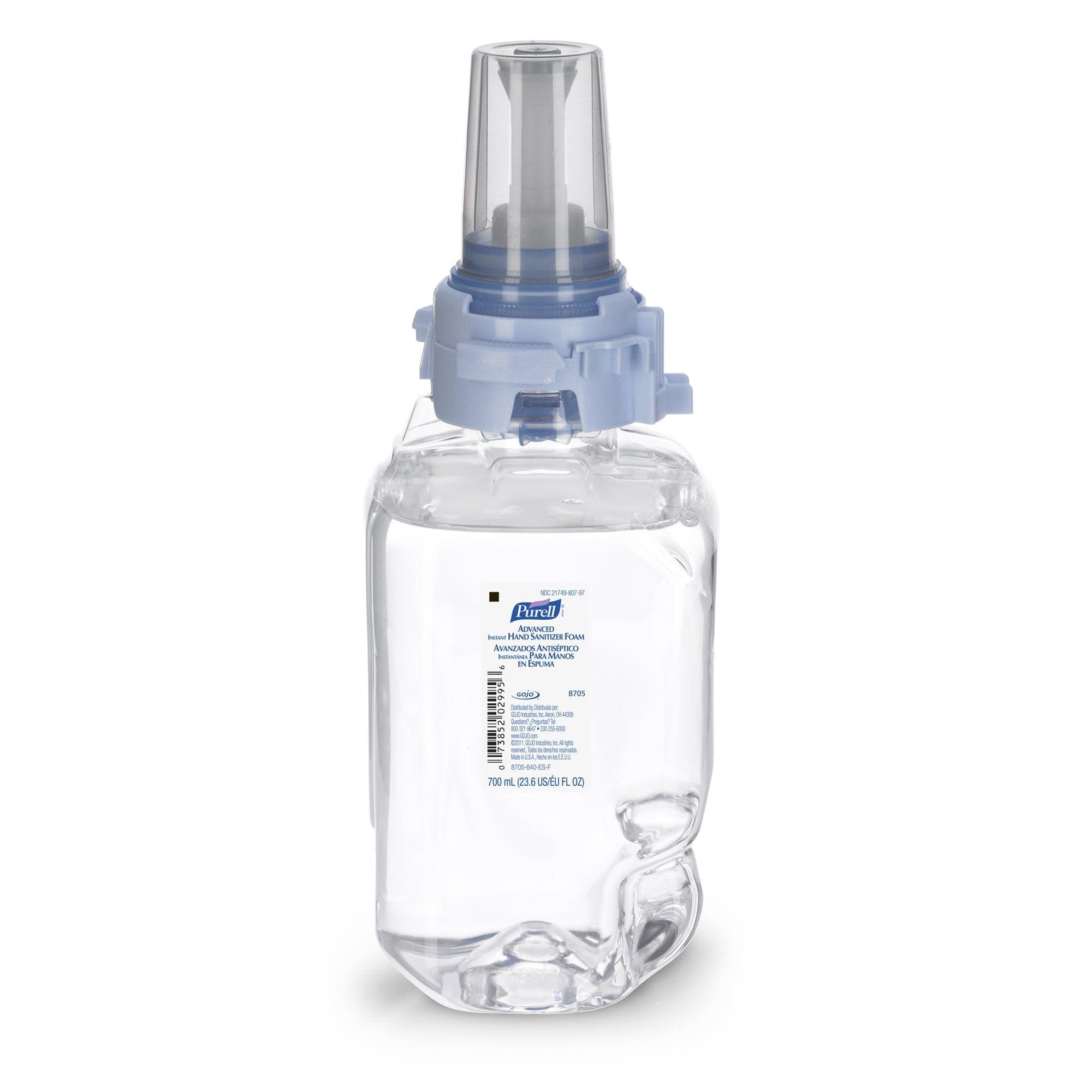 Purell Advanced Hand Sanitizer Foam Refill for ADX-7 Dispenser, 700 mL - Case of 4 - Image 1