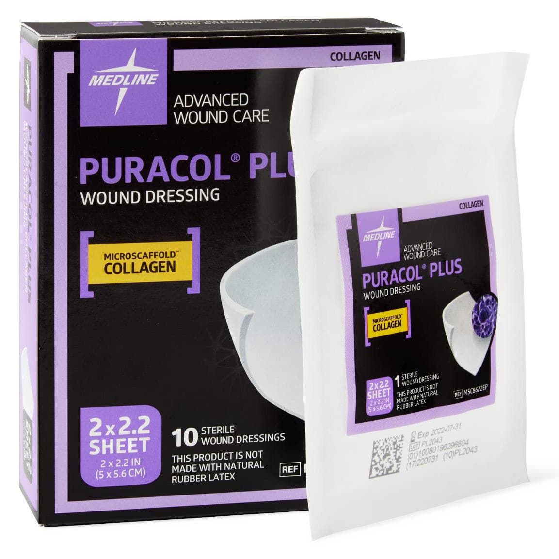 Puracol Plus Collagen Wound Dressing, Sterile - Image 2