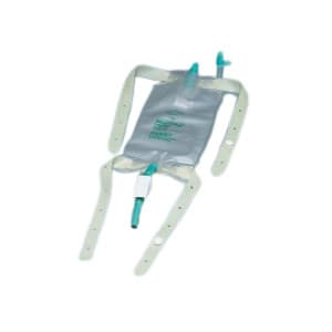 Dispoz-A-Bag Leg Bag with Rubber Cap Valve - Image 2