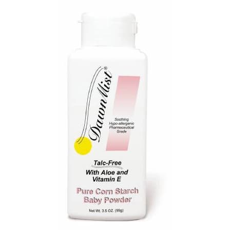 DawnMist Pure Corn Starch Baby Powder, 3-1/2 oz - Case of 48 - Image 1