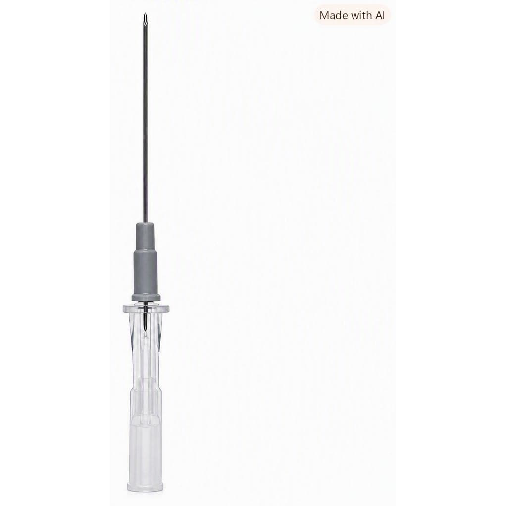 BD Angiocath Peripheral IV Catheter, Stright Hub, Grey, 16 Gauge, 1.16 Inch - Case of 200 - Image 1