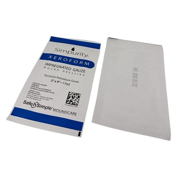 Simpurity XeroForm Petrolatum Impregnated Gauze Wound Dressing - Image 8