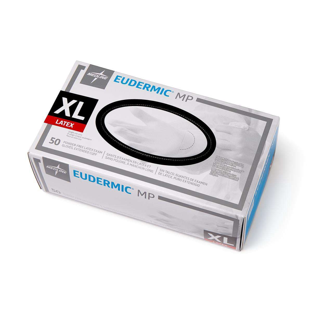 Eudermic MP Powder-Free 12" High-Risk Exam Gloves, Extra Large - Case of 500 - Image 1