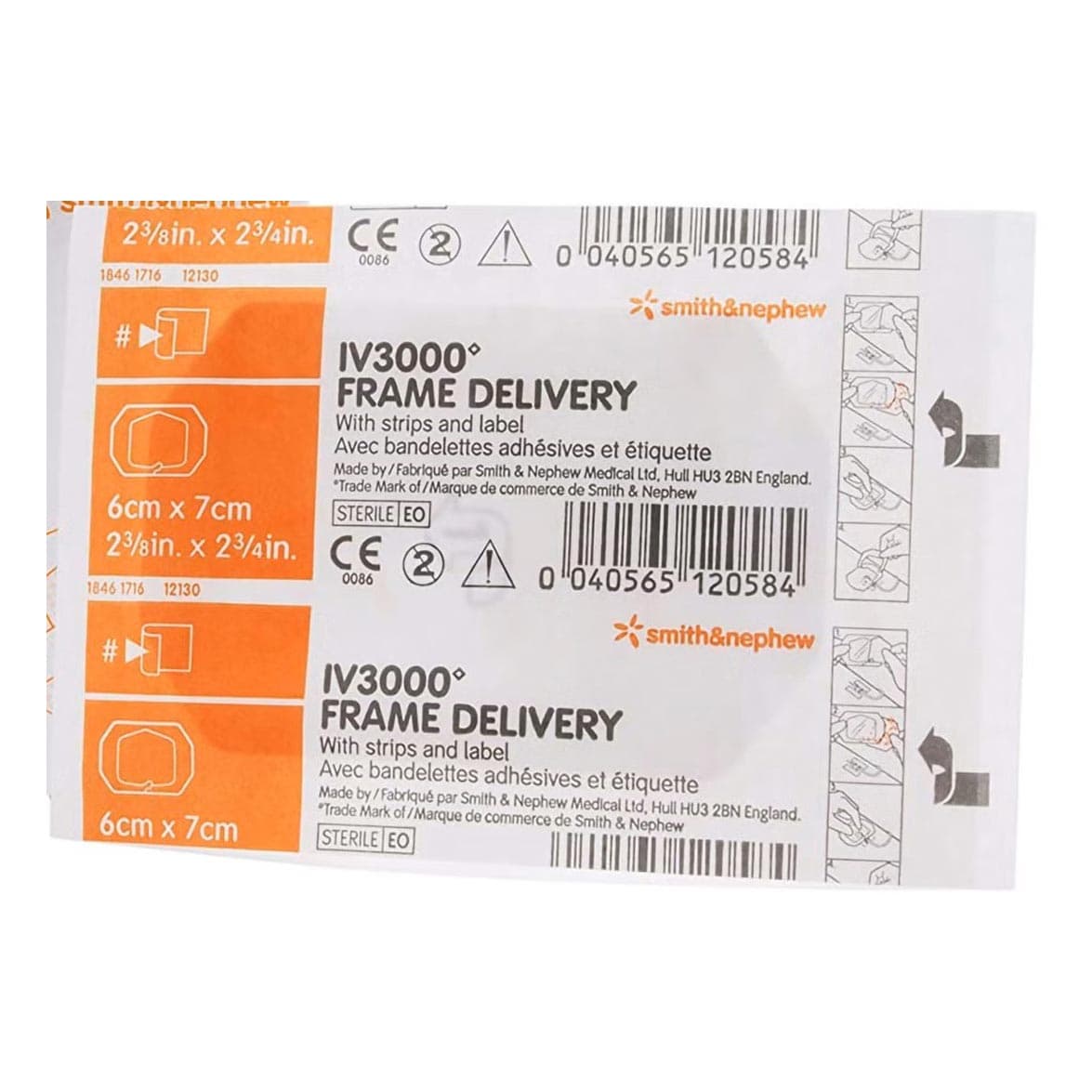 OpSite Peripheral IV Window Dressing, 2-3/8" x 2-3/4" - Each - Image 1