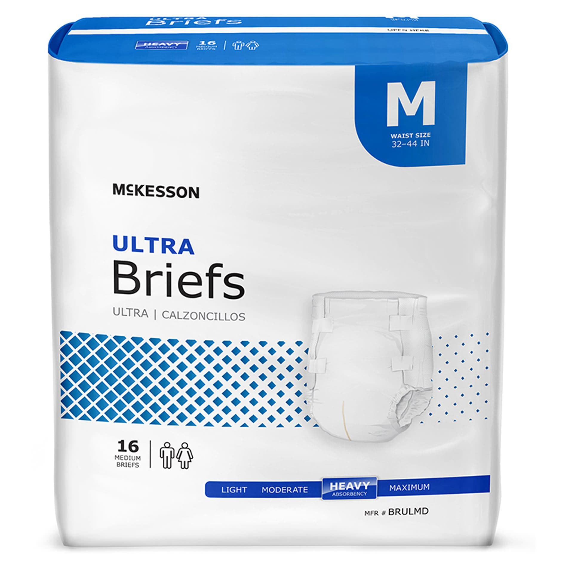 Mckesson Ultra Incontinence Brief, Medium - Case of 96 - Image 1
