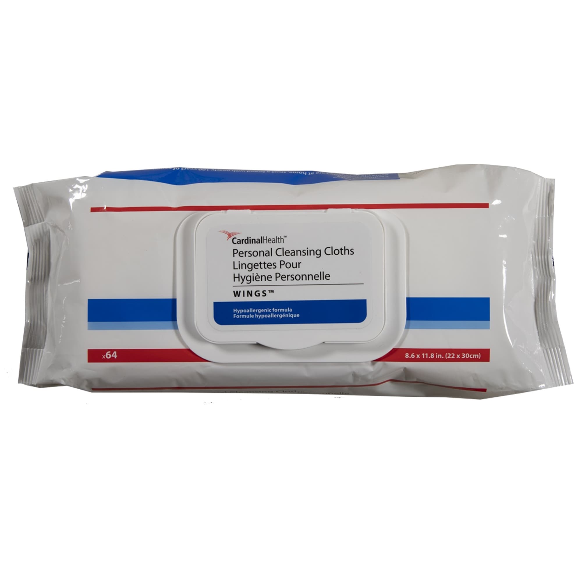 Cardinal Health Wings Personal Cleansing Cloths - Case of 768 - Image 1