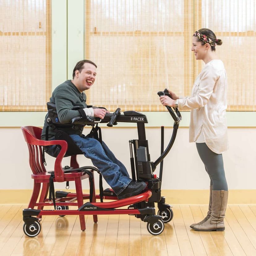 Pacer Machine Rifton E-Pacer Gait Trainer & Sit to Stand Lift | Electric Adult Gait ...