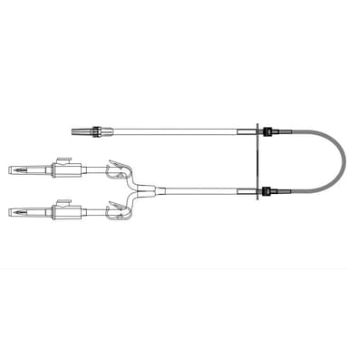 Multi Add Transfer Set IV Transfer Sets - Reliable Fluid Transfer for Medical Use